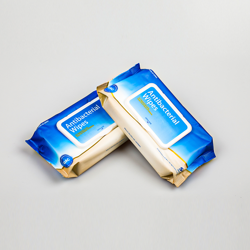 Unscented antibacterial hand wipes
