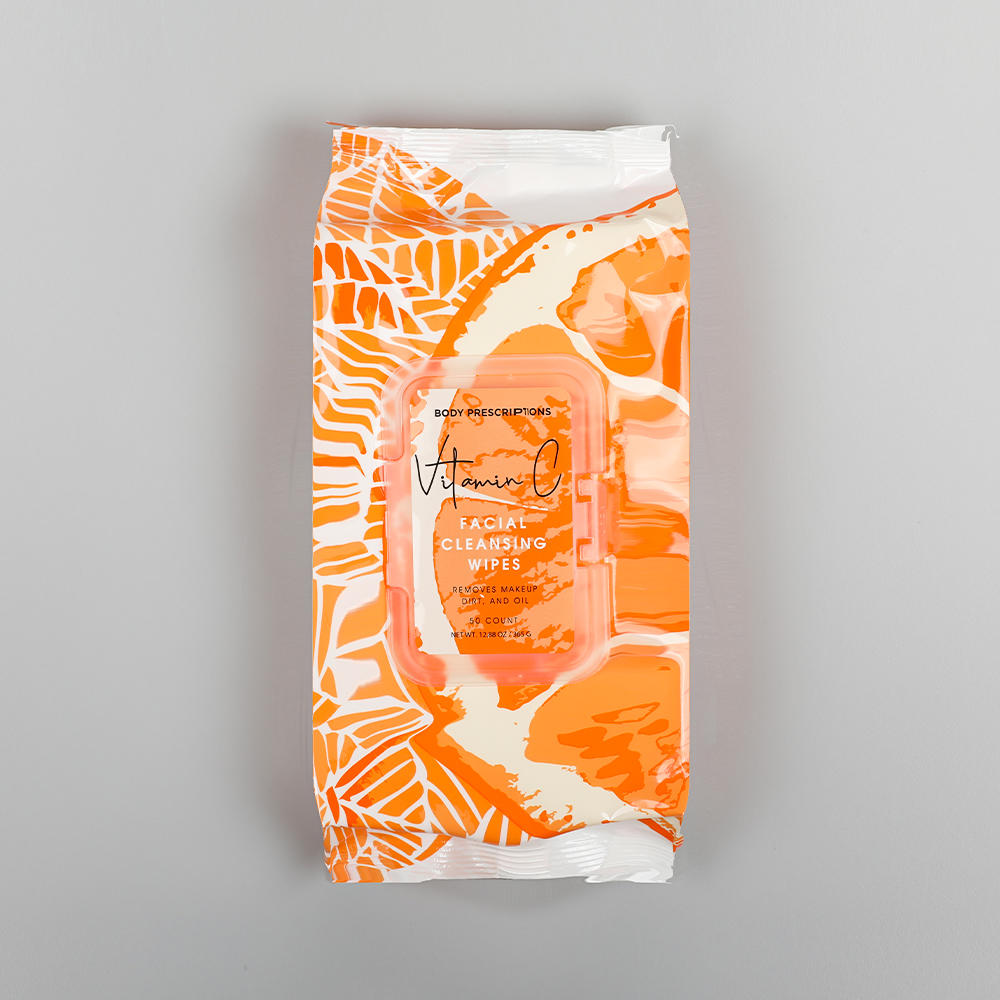 Vitamin c facial cleansing wipes